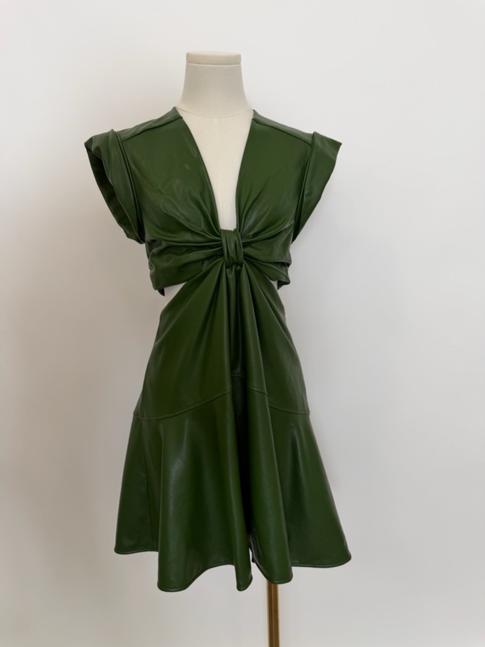 A.L.C. Lexi Dress in Forest Green - Picture 2 of 10